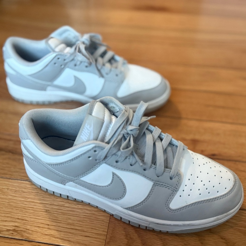 Nike Dunk Low Grey Fog - Grey and White Dunks M8 W9.5